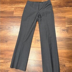 Ann Taylor Gray Wide-Leg Trousers